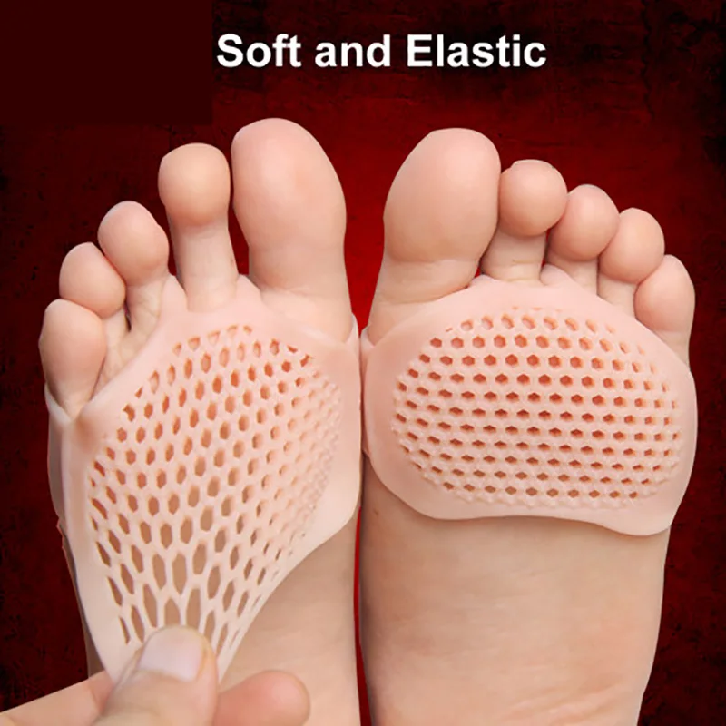 USHINE SEBS 1 пара силиконовые педикюрные Уход за ногами proctector трещины увлажняющие задняя пятка Бальные латинские танцевальные туфли женские - Цвет: FuSe