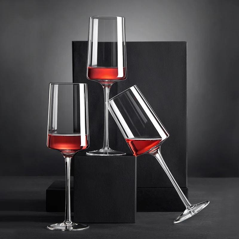 Хрустальный бокал для вина, бокал для стакана для коктейля чашки для виски, бокал для бренди, домашний бокал, Европейский бокал для красного вина, модный бокал