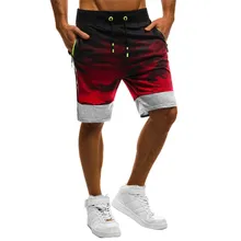 Модные летние шорты мужские повседневные полиэстеровый обычный фитнес камуфляж пэчворк Бодибилдинг карман кожа спортивные шорты z0220