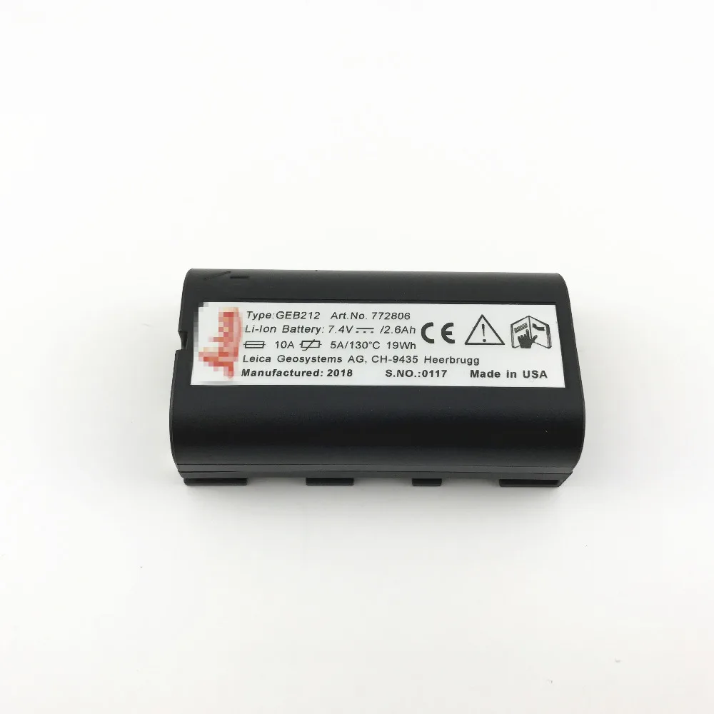 

NEW GEB212 Battery FOR LEICA ATX1230 G GPS900 GRX1200 Manufactured in 2018