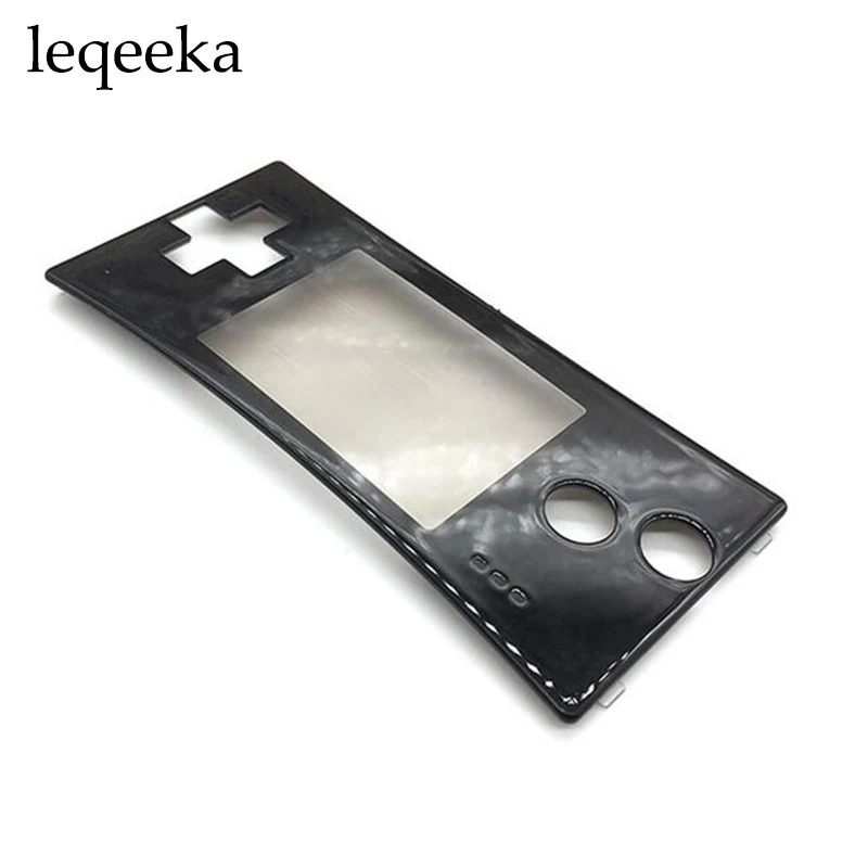 10 шт. хромированная черная крышка лицевой панели замена передней оболочки корпуса чехол для Nintendo Game Boy Micro для GBM