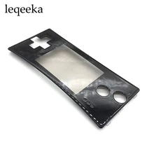 10 шт. хромированная черная крышка лицевой панели замена передней оболочки корпуса чехол для Nintendo Game Boy Micro для GBM