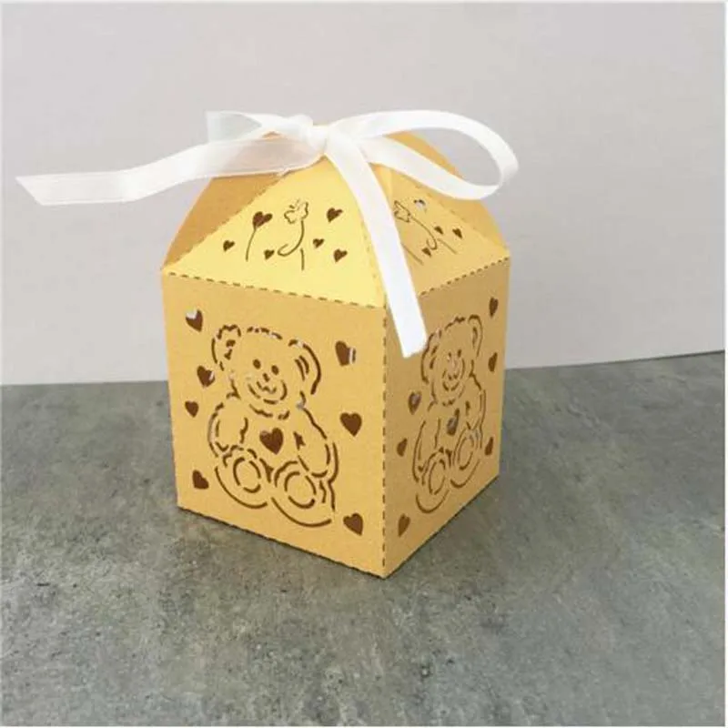 50PcsLots Laser Cut Little Bear Gift Box Favor Boxes Favor Boxes Baby Shower Favors Kids Birthday Wedding Party Decoration (14)