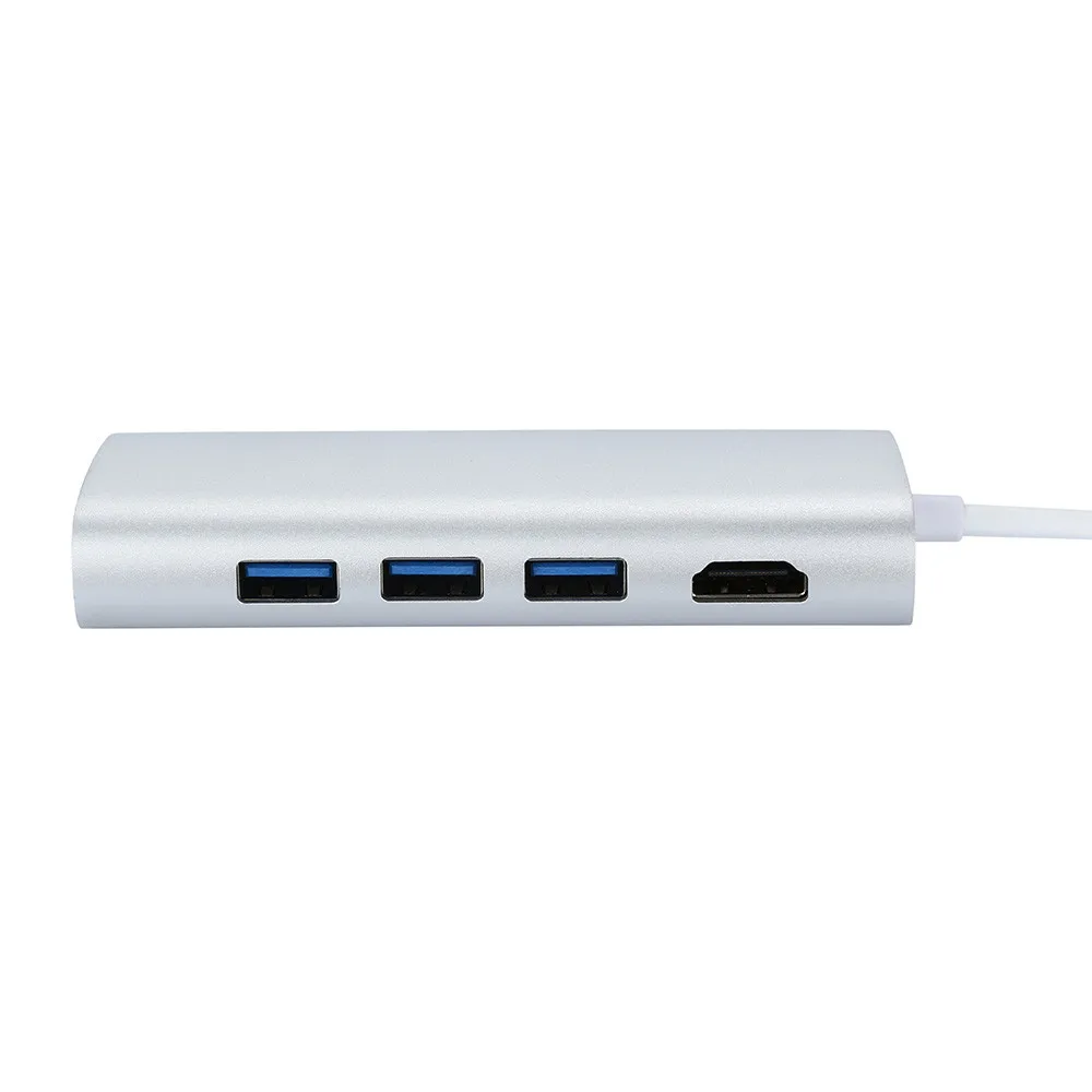 

CARPRIE USB C 8 in1 USB-C to Type-C USB Multi 3.0 HDMI RJ45 Ethernet Micro SD TF OTG Hub 2019 Big Promotion 0513