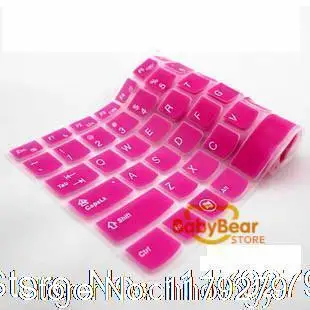Крышка клавиатуры кожаный силикон для samsung 370R4E 450R4V 275E4V 530U4 540U4E - Цвет: rose