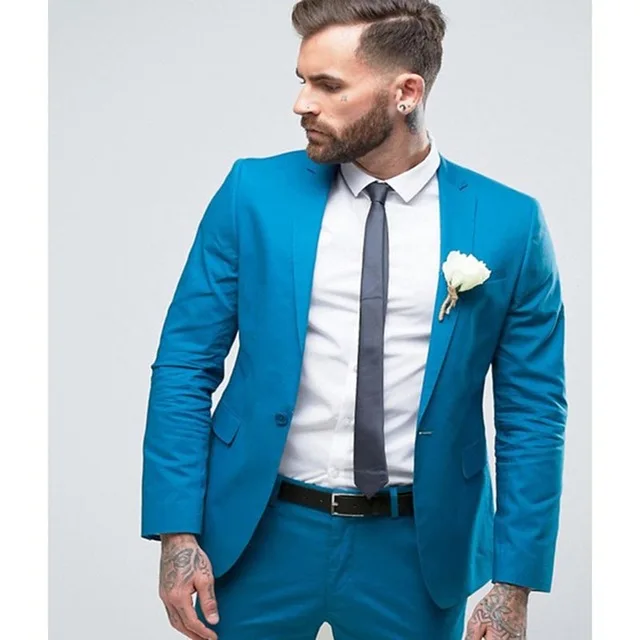 Wedding Blazer Fashion Groomsmen Custom 