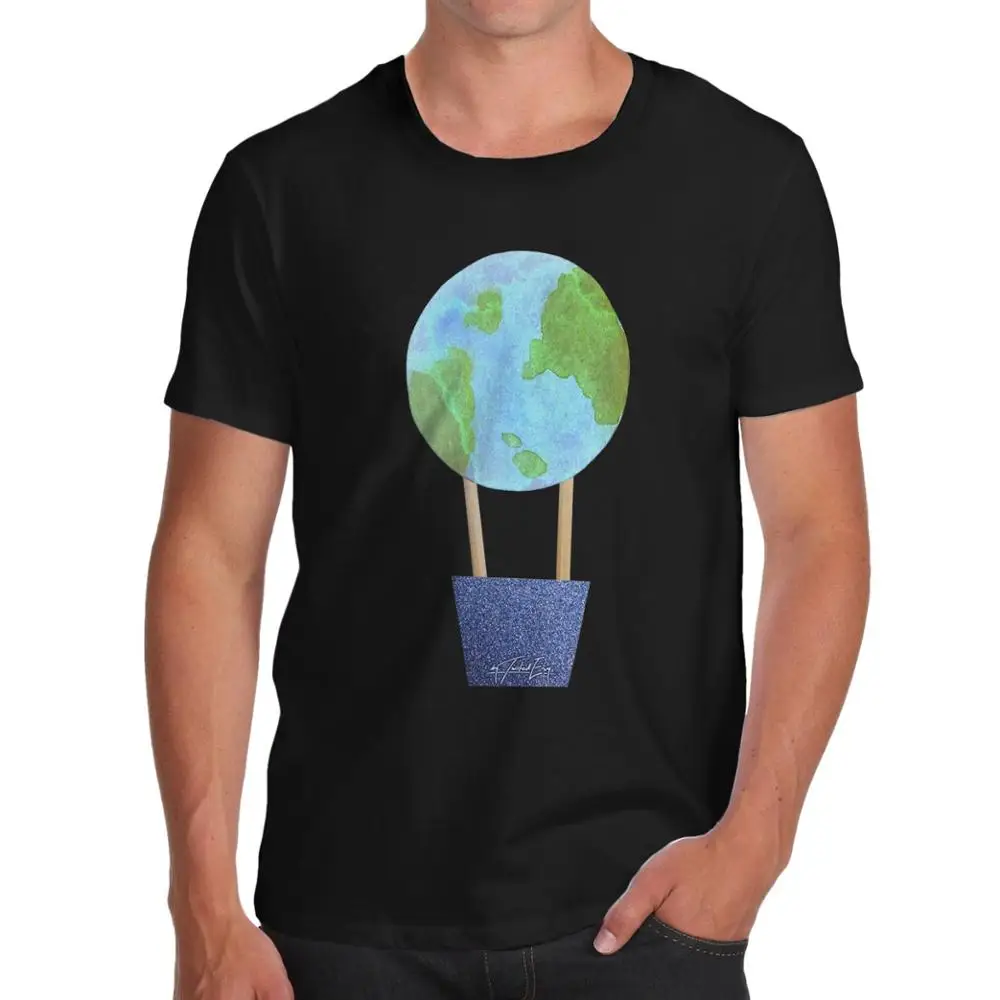 hot air balloon button up shirt