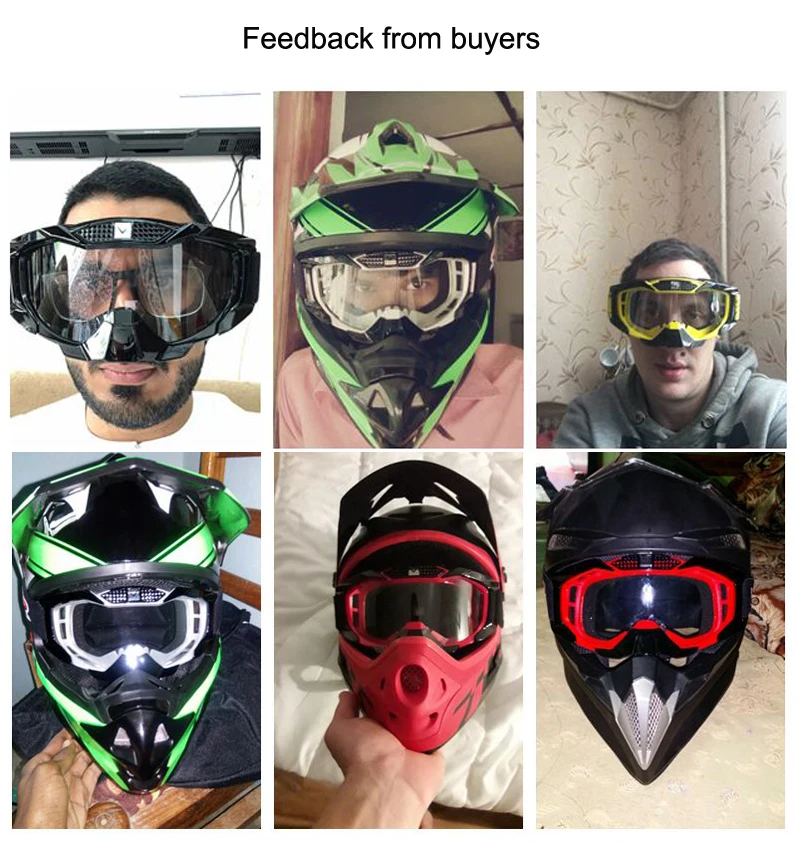 Óculos para Motociclismo Óculos de Corrida Esporte ao ar Possbay Motocross Mountain Bike Livre 19 Óculos p/ moto
