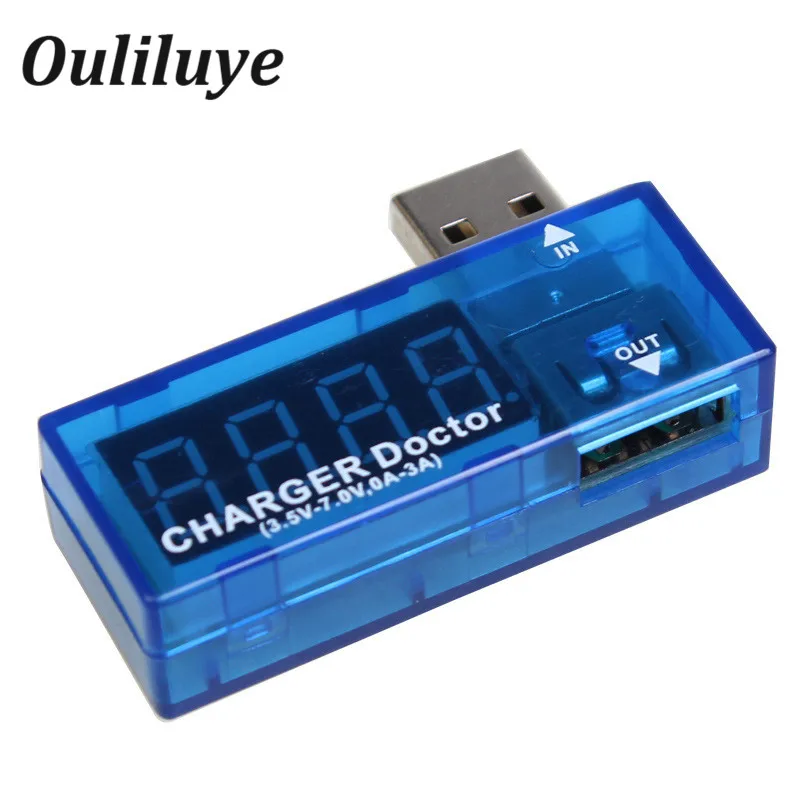 USB Digital Current and Voltage Charger Tester Meters Doctor Amperimetro Power Bank Charger Amp Volt Ammeter Detector Indicator