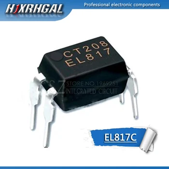 

50PCS EL817C DIP4 EL817-C DIP PC817C 817C EL817 817 new and original IC HJXRHGAL