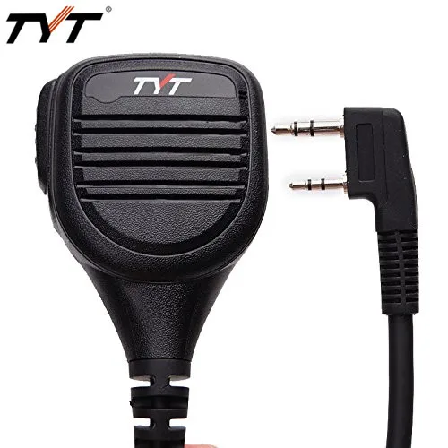 

TYT Remote IP54 Rainproof Shoulder Speaker Mic for TYT MD-380 MD-390 TH-UV8000E BaoFeng, AnyTone,Baofeng Radios