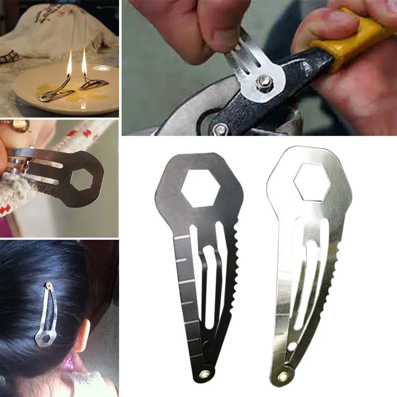 

Outdoor Hairpin Survival Hairpin Hairpin. Screwdriver Anti Wolf Portable Tactical Hairpin 8 Functions 2 Colors Jewelry
