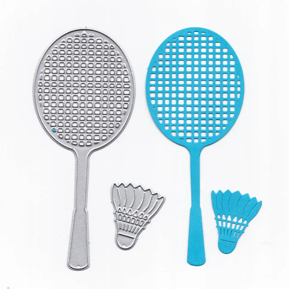 

Metal Cutting Dies Stencils Badminton racket for DIY Scrapbooking/photo album Decorative Embossing DIY Paper Cards