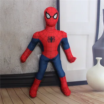 

Free shipping 1 piece 28cm New Arrival The Avengers Spider man Stuffed Plush Toys Spiderman soft Gift For Children