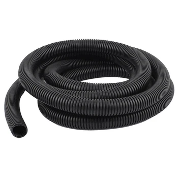 

Corrugated Wire Cable Conduit Tubing Tube Pipe 28mm OD 3.6M Long Black