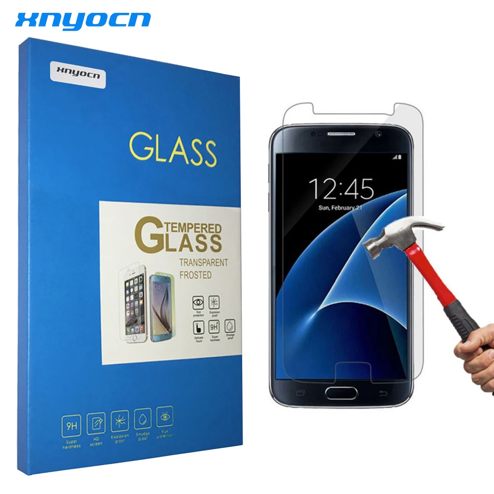 

2PCS For Glass Samsung Galaxy S7 Screen Protector Tempered Glass For Samsung Galaxy S7 Glass G9300 Phone Film For Samsung S7