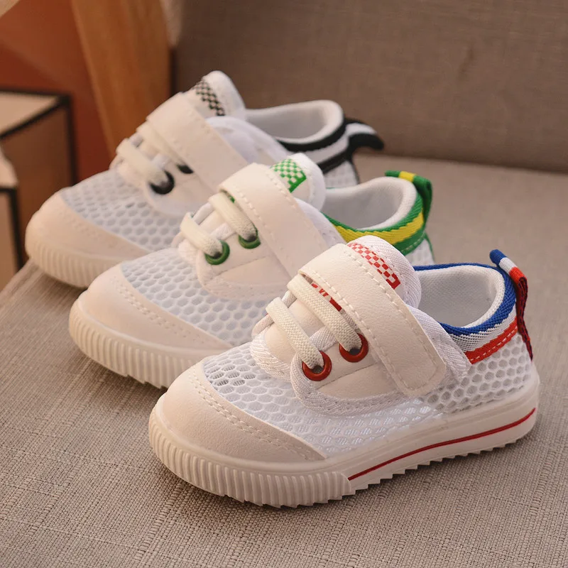 

Summer breathable newborn first walk sports shoes 1 year old baby casual shoes boys and girls soft shoes infant prewalker