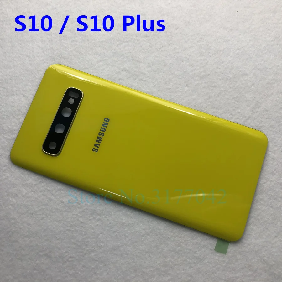 Samsung задняя Батарея Крышка для samsung Galaxy S10 плюс S10 S10e S10+ G9750 SM-G975F G9730 SM-G973F G970F сзади Стекло чехол