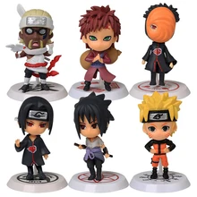 Figurine classique Naruto 6 pièces/ensemble en PVC, ensemble complet de jouets d'action, Collection de modèles, livraison gratuite