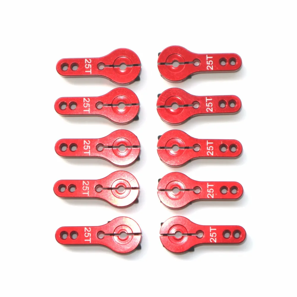 10PCS 25T M3 Metal RC Servo Arm Horn for Futaba Savox Xcore HL HSP