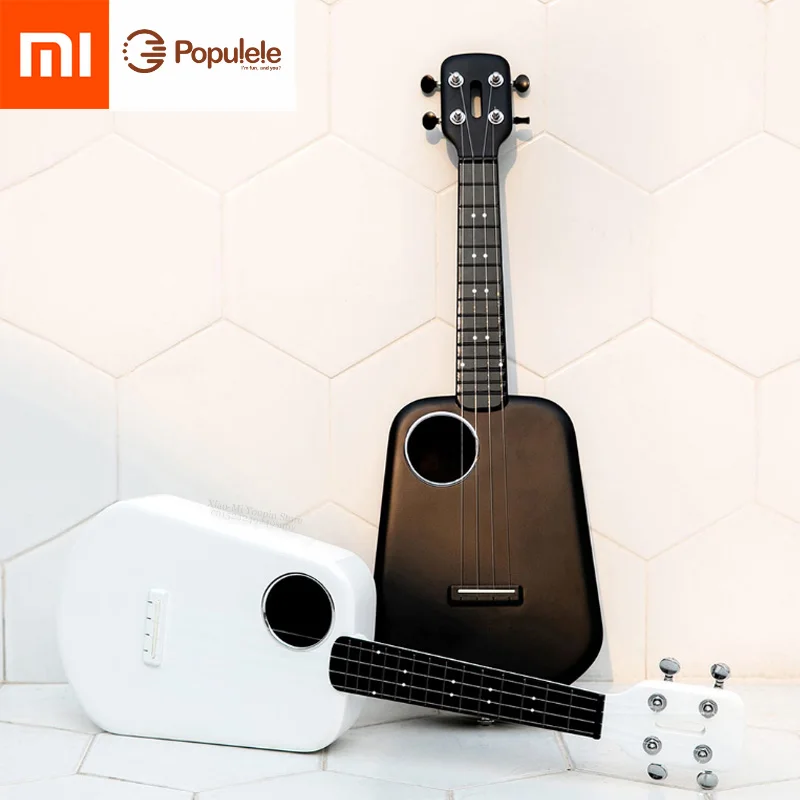 

Original Xiaomi Mijia Populele 2 LED Smart Soprano Ukulele Concert Bluetooth Ukulele 4 Strings 23 Inch Acoustic Electric Guitar
