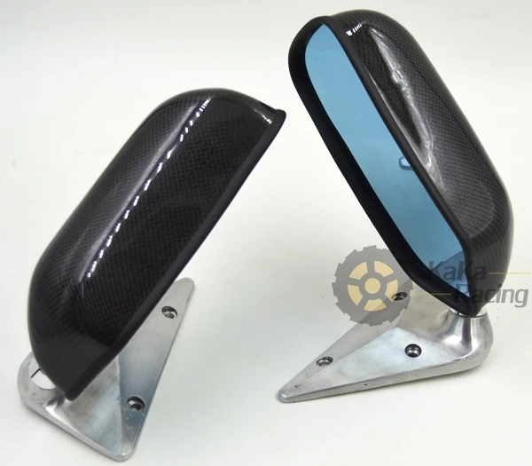 Universal Carbon Fiber Rearview Mirror 1 Pair Racing Drifting Rally Car