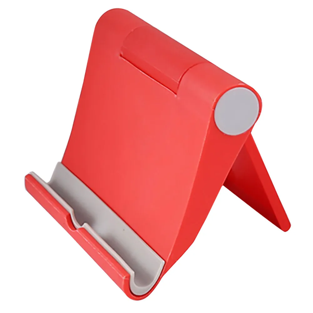 Настольная плоская подставка Вертикальная Складная подставка универсальная настольная Складная подставка для телефона samsung iPhone планшет 19Mar11 - Цвет: Red