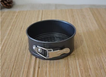 1PC 5 inch Mini Non stick Bakeware Round Carbon Steel Springform Cake Pan Chiffon Cake mold