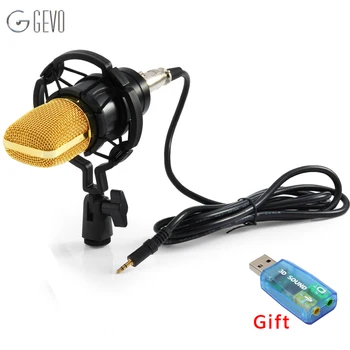 

BM 700 Professional Wired Handheld Microphone 3.5mm Condenser With Shock Mount Microphone For Recording Computer Microfono BM700