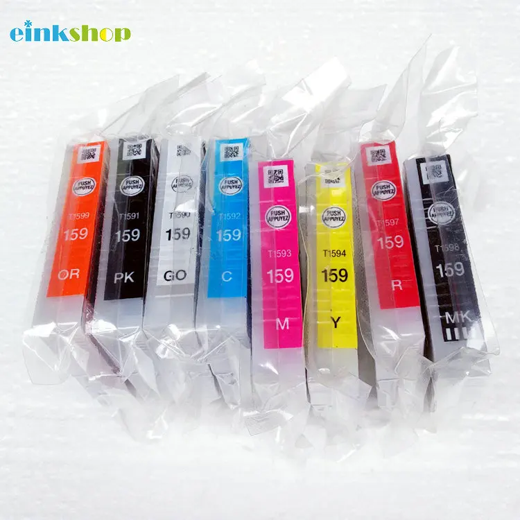 Einkshop 159 T1590-T1599 чернильный картридж совместим с Epson R2000 R2000S чернильный картридж R2000 A3 принтер T1590