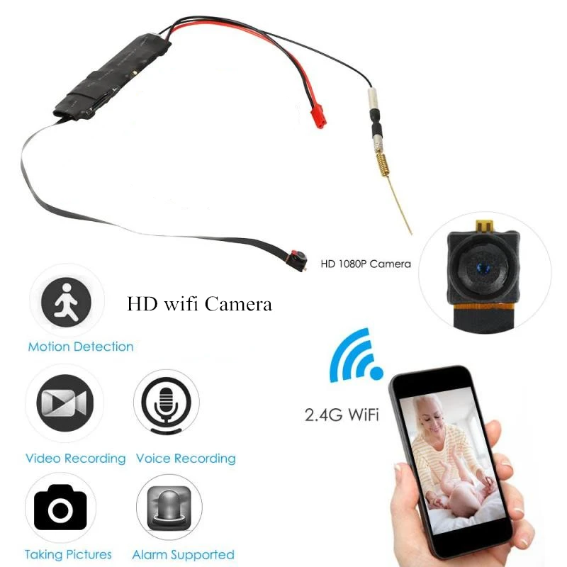 

Yinew Mini Camcorder wifi mini Camera HD 1080P P2P/IP micro Camera Infrared Night Vision Motion Detection Cam DVR Video recorder