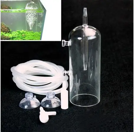 

CO2 diffuser atomizer bubble counter 2 in 1 VIV mini nano glass ADA style water plant fish tank