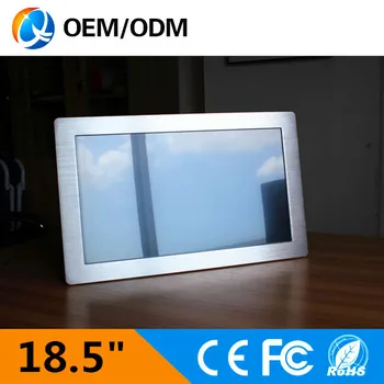 18.5 inch USB\RS232 rugged tablet industrial touch screen panel pc with Resolution 1366x768 Intel D525 1.8GHz