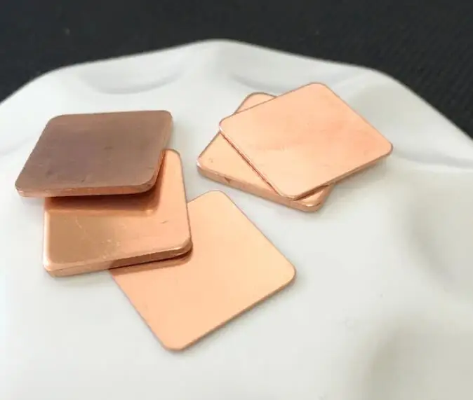 

1 pcs 20mmx20mm x 0.3mm -1.5mm Heatsink Copper Shim Thermal Pads for Laptop IC Chipset GPU CPU