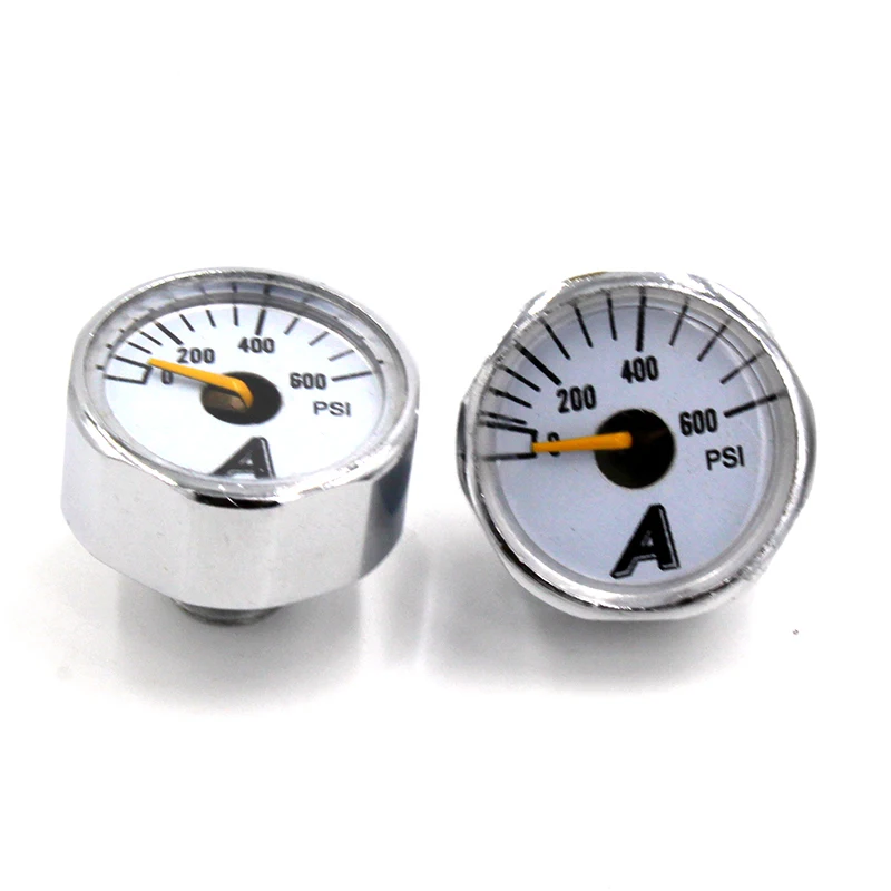 QUPB 1 дюйм PCP Пейнтбол микро мини манометр 600psi для регулятора тест 1/8NPT GES001|pcp