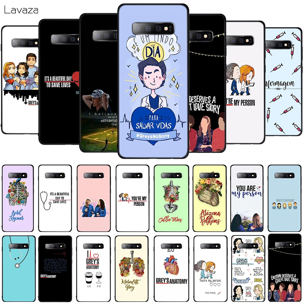 Lavaza Greys Anatomy Merder Soft Phone Cover for Samsung Galaxy S8 S9 S10 Plus A6 A8 A9 2018 A30 A50 TPU Case | Мобильные телефоны