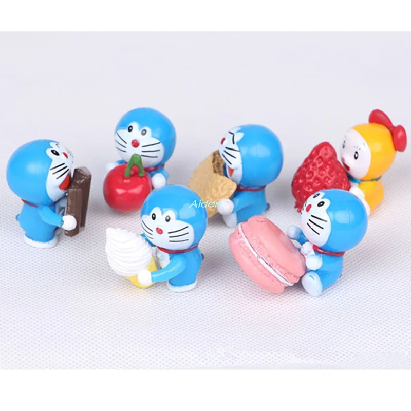 6 шт./партия с принтом Doraemon Pokonyan торт Наполеон отделочных материалов подарок на