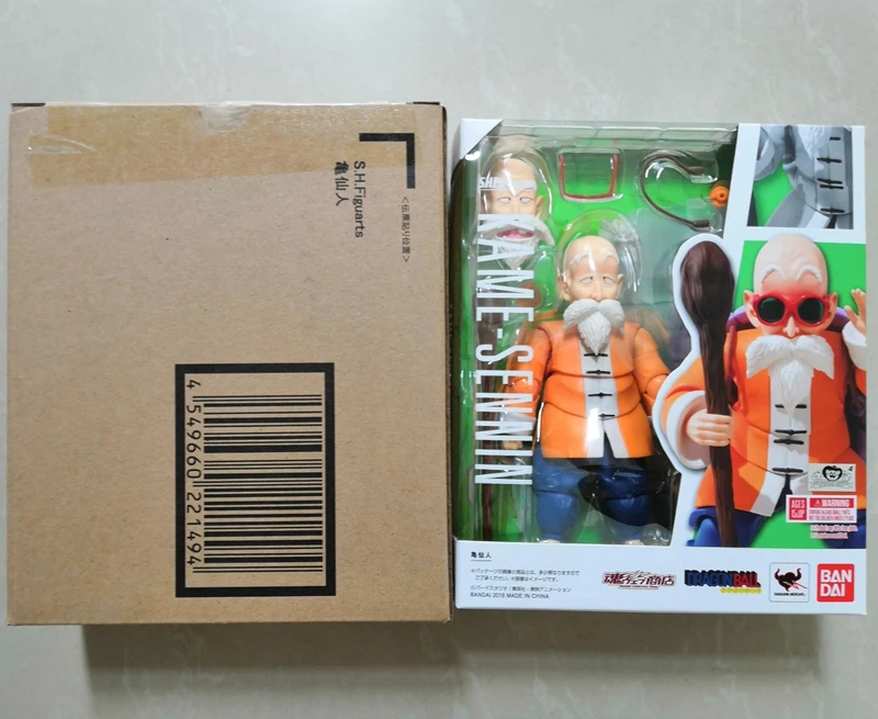 WSTXBD Оригинальный BANDAI Dragon Ball Z Super S.H. Figuarts SHF Roshi Каме сеннин ПВХ фигурка Brinquedos куклы