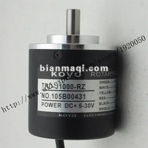 

Supply of Koyo TRD-J1000-RZ rotary encoder 1000P / R pulse solid shaft 8mm