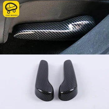 

CARMANGO For Jeep Grand Cherokee 2017 Auto Car Rear Seat Handle Frame Trim Covers Interior Accessories