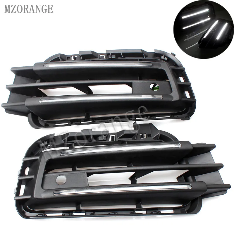 

MZORANGE led fog lamps daytime running light car styling For VW for touareg LED DRL For touareg High brightness guide LED DRL