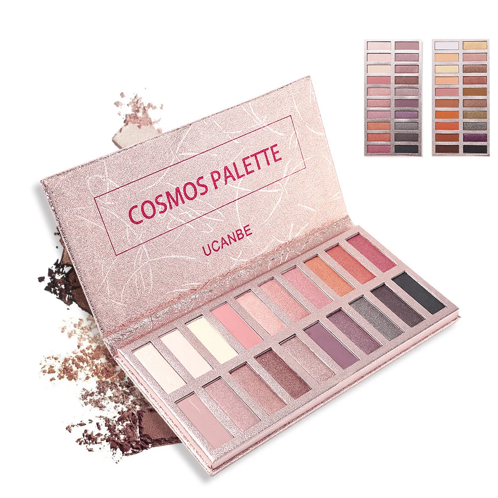 

Ucanbe Brand Eyeshadow Professional 20 Colors Shimmer Matte Eyeshadow Palette Long-lasting Pigments Luminous TSLM2