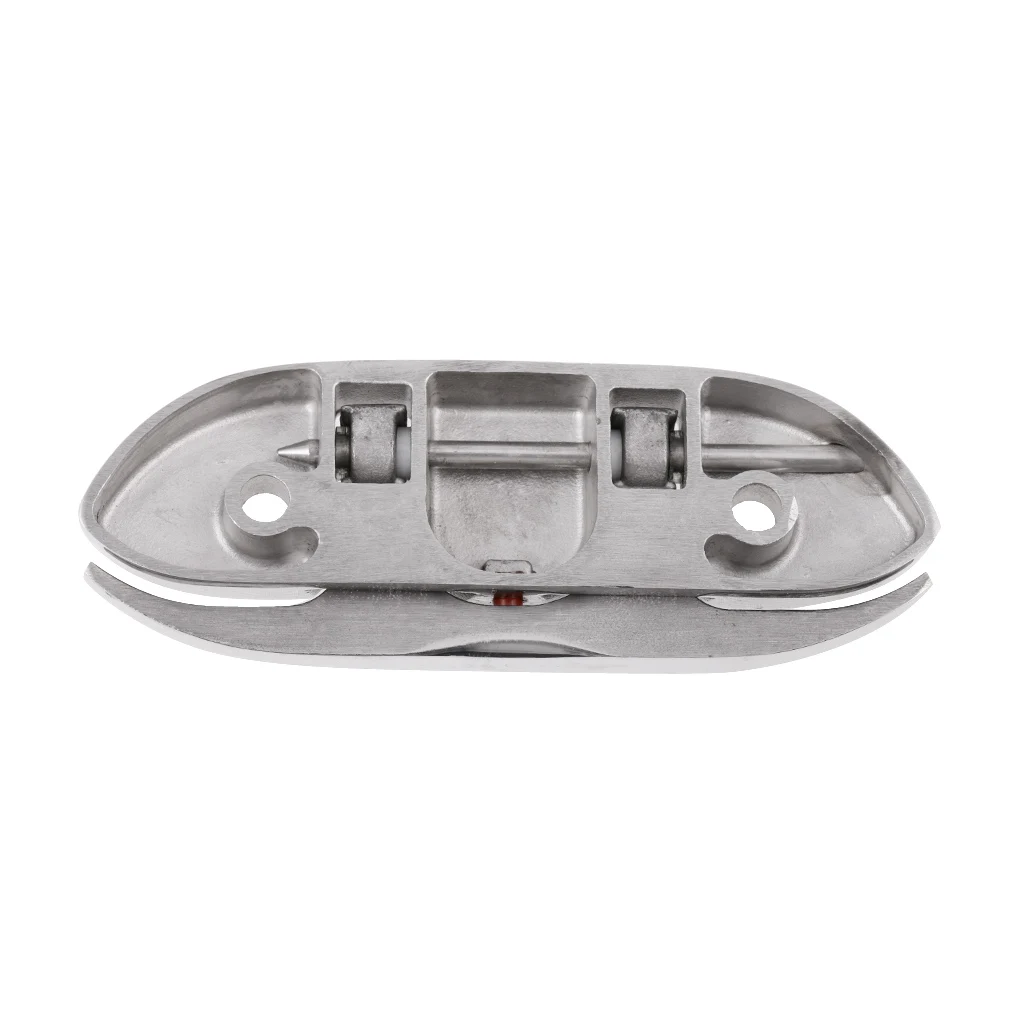 

Marine Boat Flip Up Folding Cleat Dock Stainless Steel Fasteners 316 Stainless Steel New Arrive 4.65 Inch