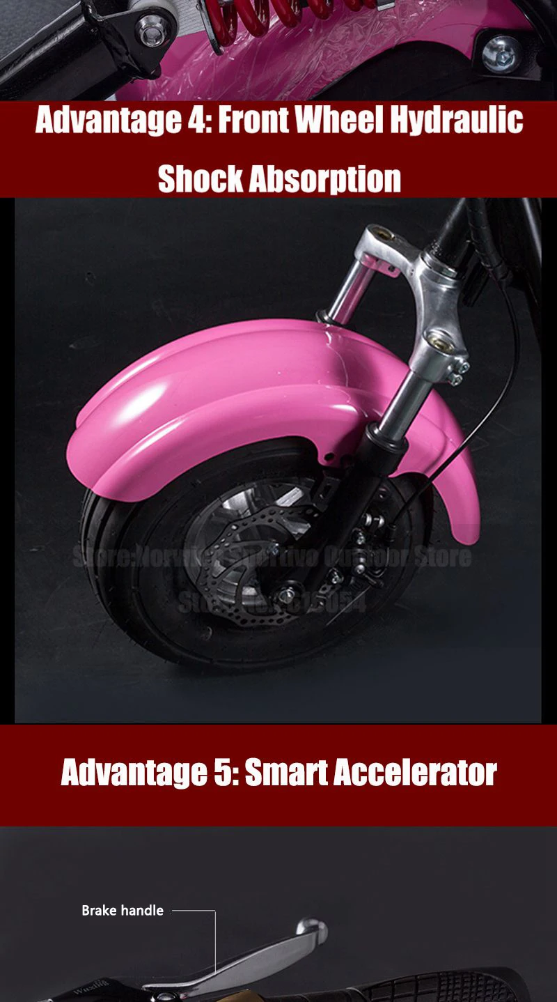Excellent Citycoco Electric Scooter Adult 800W Mini E-Bike Remote Control Intelligent Acceleration City Motor Bicycle 7 Excellent Citycoco Electric Scooter Adult 800W Mini E-Bike Remote Control Intelligent Acceleration City Motor Bicycle 7