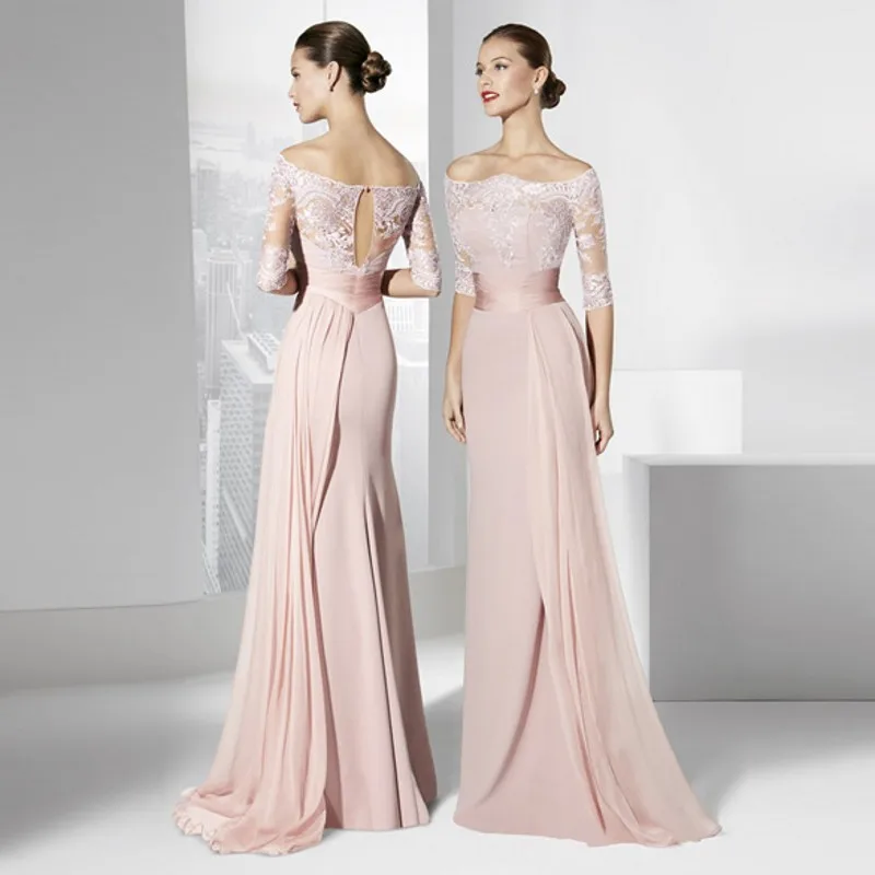 Special Occasion Dresses Half Sleeve Long Formal Evening Gowns Off Special Occasion Dresses Half Sleeve Long Formal Evening Gowns Off The Shoulder Lace Women Vestido Longo De Festa In From