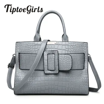 

Personality Crocodile Pattern Middle-Aged Mother Handbag New Fashion Personality Shoulder Bag Casual Wild Messenger Bag