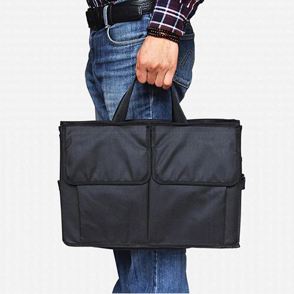 YOSOLO Car Trunk Organizers Foldable Car-styling Storage Bag Stowing Tidying Car Back Seat Organizer Luggage Holder Accessories