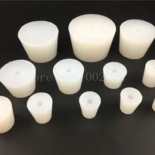 2 шт силиконовая Заглушка с отверстием и без отверстия для воздушного клапана Bubbler Hobebrew пива вина пищевой с силиконовой резиновой пробкой