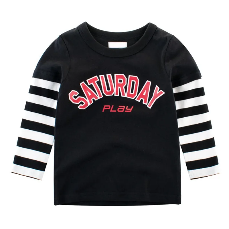 Baby T-shirt Kids Baby Tops Long Sleeve Print T Shirts Tops for Boys Children Casual Cotton Tee Shirts