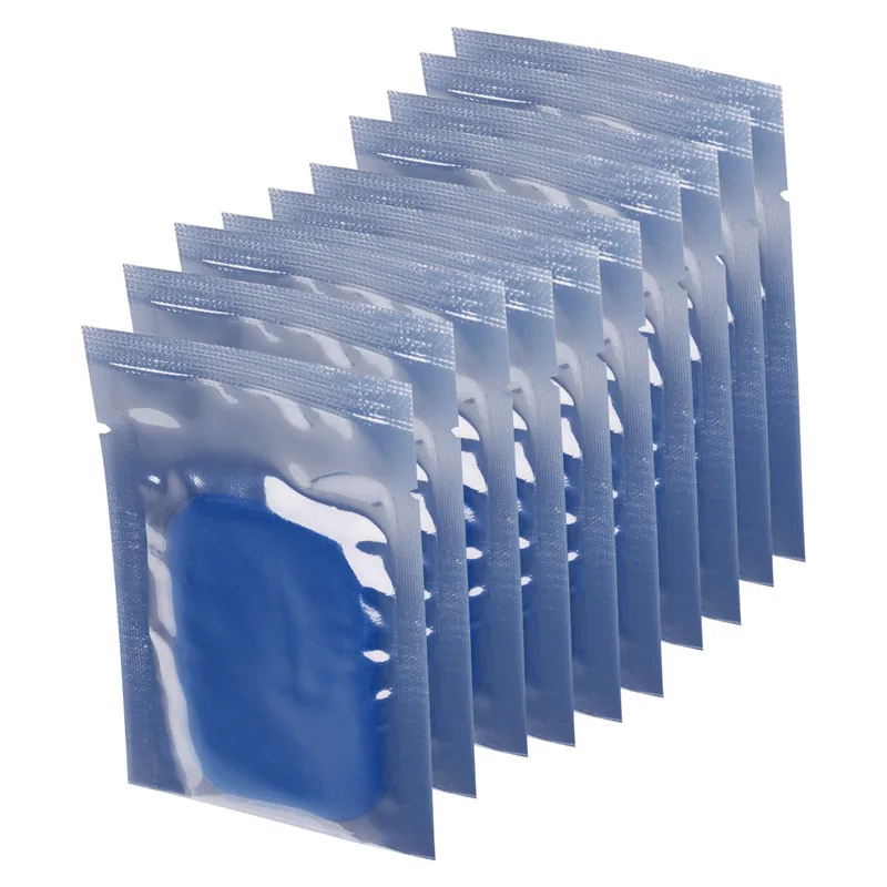 Gel para Ems Substituição Almofadas Muscular Estimulador Elétrico Corpo Treinamento Dispositivo Trainer Abdominal Remendo 100 Pçs Abs Gel 11 Body moldar Equipamento de Massagem